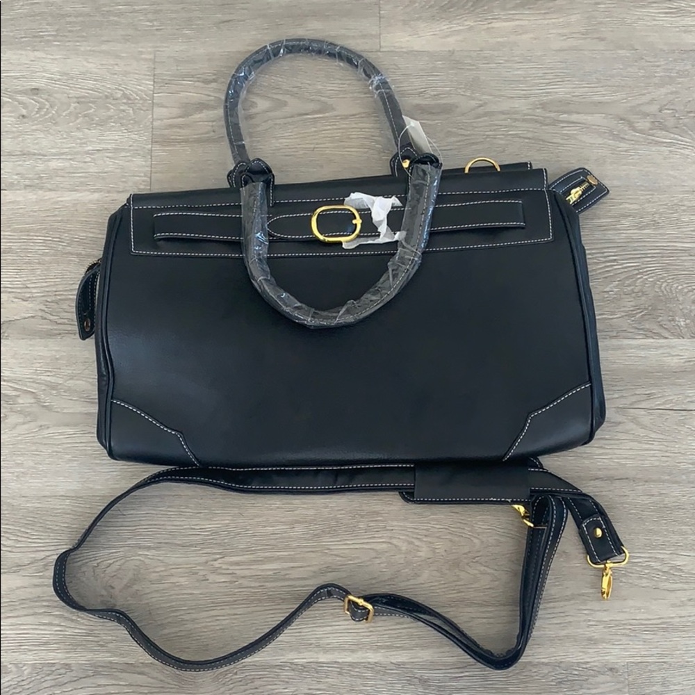 NWT Black Weekender Travel Bag